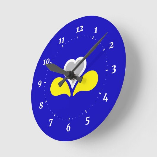 Flag of Brussels, Belgium Square Wall Clock Runde Wanduhr (Winkel)