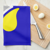 Flag of Brussels, Belgium Towel Geschirrtuch (Viertel Falte)