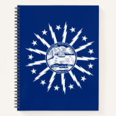Flag of Buffalo, New York Notebook Notizblock (Vorderseite)