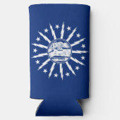 Flag of Buffalo, New York Selters Dosenkühler (Rückseite)