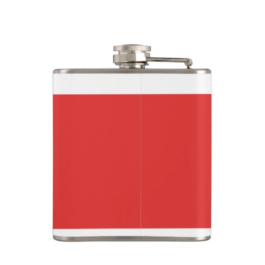 Flag of Calgary, Alberta Flask Flachmann (Rückseite)