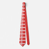 Flag of Calgary, Alberta Neck Tie Krawatte (Vorderseite)