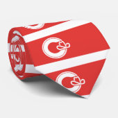Flag of Calgary, Alberta Neck Tie Krawatte (Gerollt)