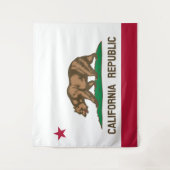 Flag Of California Wall Tapestry Wandteppich (Vorderseite)