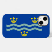 Flag of Cambridgeshire Case-Mate iPhone Case (Rückseite (Horizontal))