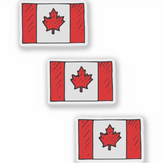 Flag of Canada Pack Aufkleber (Vorderseite)