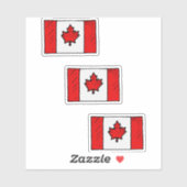 Flag of Canada Pack Aufkleber (Blatt)