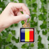 Flag_of_Chad Schlüsselanhänger (Hand)