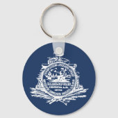 Flag of Charleston, South Carolina Keychain Schlüsselanhänger (Vorderseite)