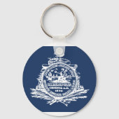Flag of Charleston, South Carolina Keychain Schlüsselanhänger (Rückseite)