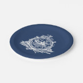 Flag of Charleston, South Carolina Paper Plates Pappteller (Schrägansicht)