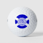 Flag of Charlotte, North Carolina Golfball (Vorderseite)