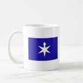 Flag of Chiba Prefecture, Japan Kaffeetasse (Links)