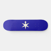 Flag of Chiba Prefecture, Japan Skateboard (Horizontal)