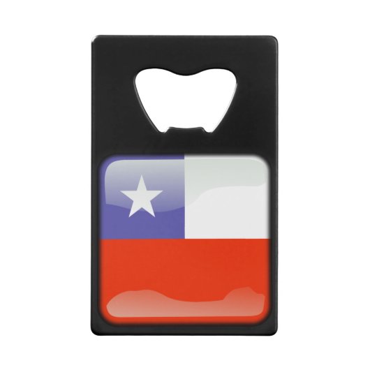 Flag_of_Chile Geldkarten Flaschenöffner (Vorderseite)