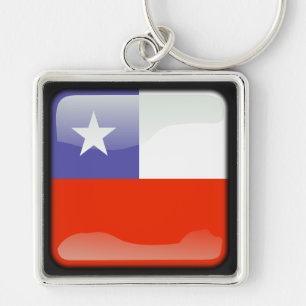 Flag of Chile Schlüsselanhänger