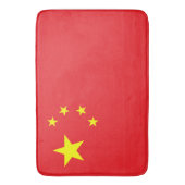 Flag of China Badematte (Vorderseite Vertikal)