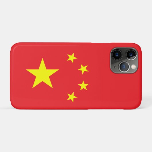 Flag of China Case-Mate iPhone Hülle (Rückseite (Horizontal))