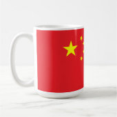Flag of China Kaffeetasse (Links)