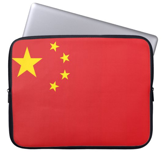 Flag of China Laptopschutzhülle (Vorderseite)