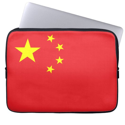 Flag of China Laptopschutzhülle (Vorderseite)