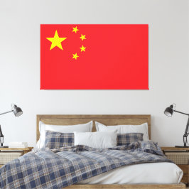 Flag of China Leinwanddruck