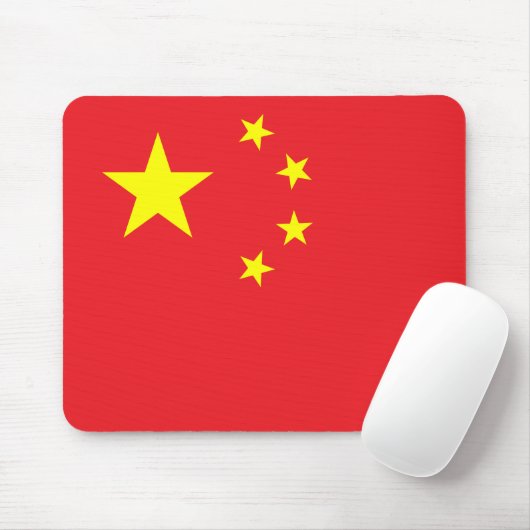Flag of China Mousepad (Mit Mouse)