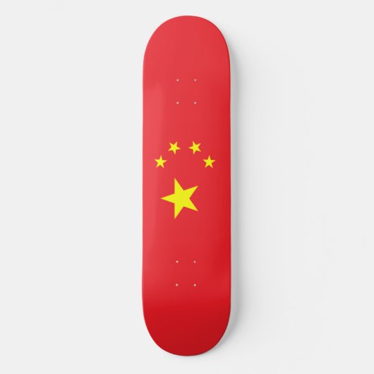 Flag of China Skateboard (Vorderseite)