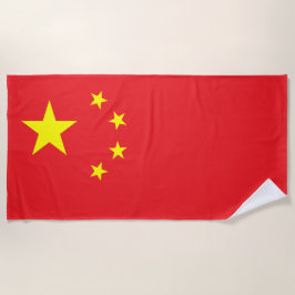 Flag of China Strandtuch