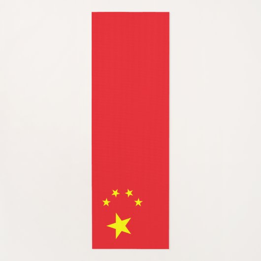 Flag of China Yogamatte (Vorderseite)