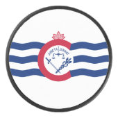Flag of Cincinnati, Ohio Hockey Puck (Vorderseite)