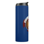 Flag of City of El Paso, Texas Thermal Tumbler Thermosbecher (Nach links gedreht)