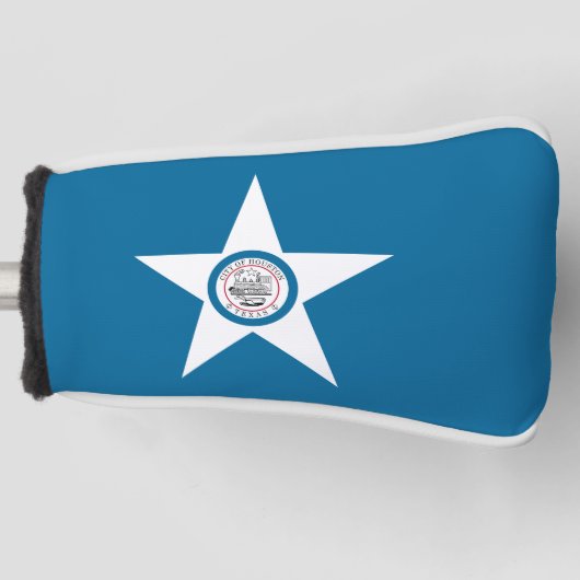Flag of city of Houston, Texas Golf Head Cover Golf Headcover (Vorderseite)