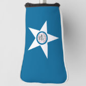 Flag of city of Houston, Texas Golf Head Cover Golf Headcover (Rotieren 90)