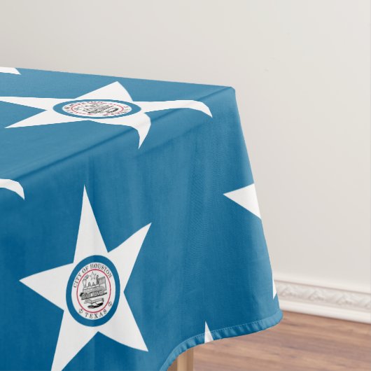 Flag of city of Houston, Texas Tablecloth Tischdecke (Beispiel)