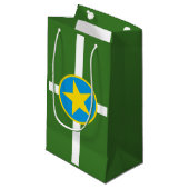 Flag of city of Jackson, Mississippi Small Gift Ba Kleine Geschenktüte (Vorderseite Schrägansicht)