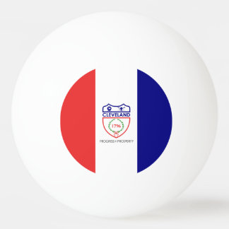 Flag of Cleveland, Ohio Ping Pong Ball Tischtennisball