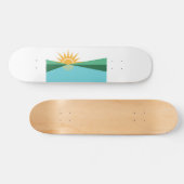 Flag of Coral Springs, Florida Skateboard (Horizontal)