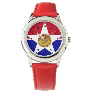 Flag of Dallas, Texas Watch Armbanduhr