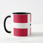 Flag of Denmark Magic Mug Tasse (Links)