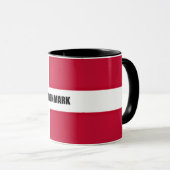Flag of Denmark Magic Mug Tasse (VorderseiteRechts)