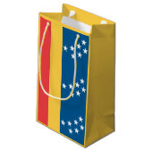 Flag of Durham, North Carolina Kleine Geschenktüte (Rückseite Schrägansicht)