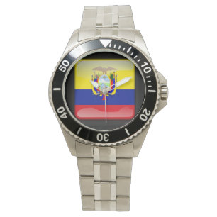 Flag_of_Ecuador Armbanduhr