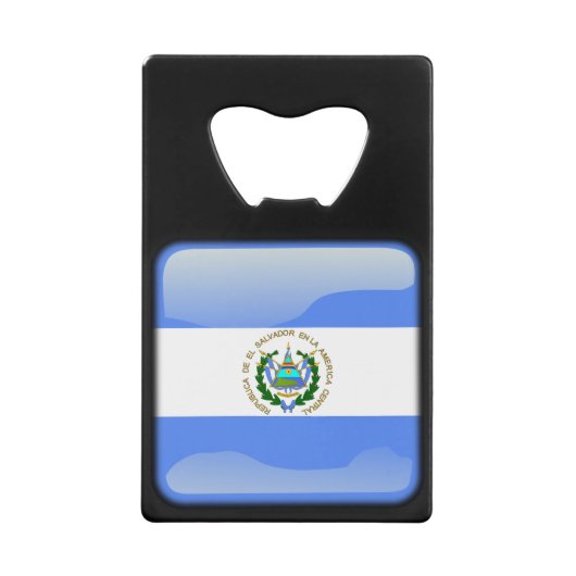 Flag_of_El_Salvador Geldkarten Flaschenöffner (Vorderseite)