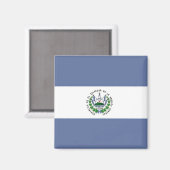 Flag of El Salvador Magnet (Vorderseite/Rückseite)