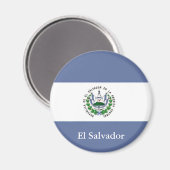 Flag of El Salvador Magnet (Vorderseite/Rückseite)