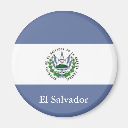 Flag of El Salvador Magnet (Vorne)