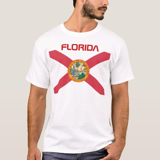 Flag_of_Florida_svg, FLORIDA T-Shirt (Vorderseite)