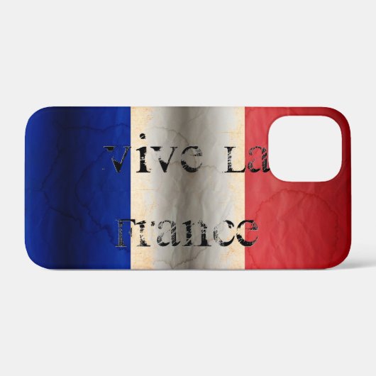 Flag of France Case-Mate iPhone Case (Rückseite (Horizontal))