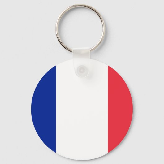 Flag of France; French Flag, Drapeau de la France Schlüsselanhänger (Vorderseite)